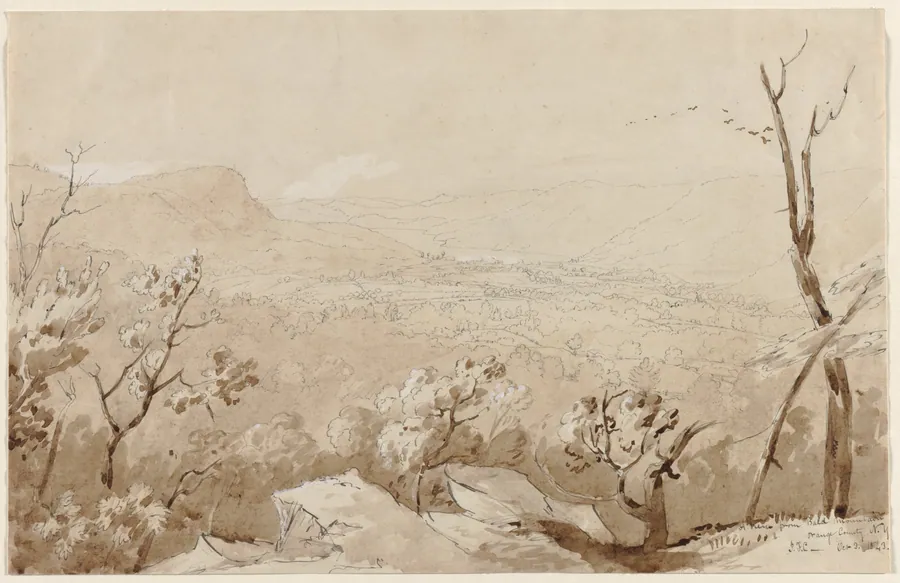 A View from Bald Mountain, Orange County, N.Y. by Jasper F. Cropsey