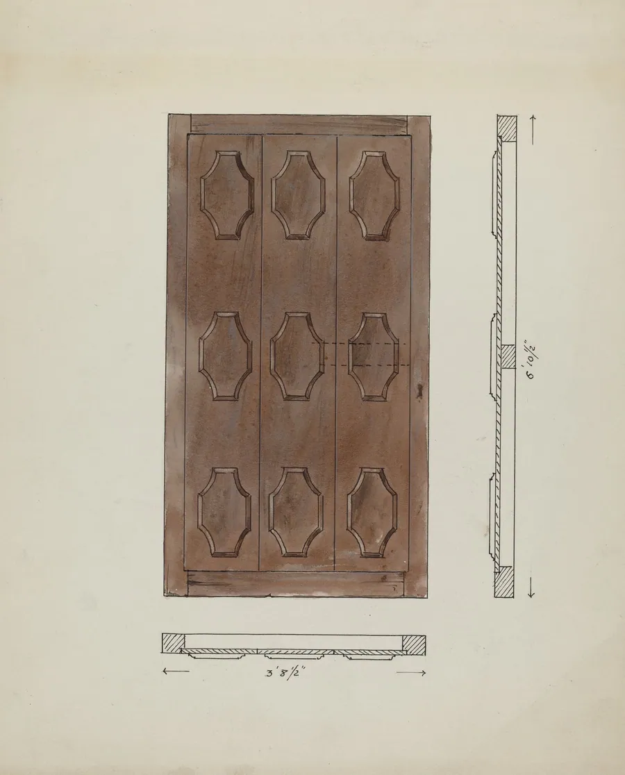 Sacristy Door by Geoffrey Holt