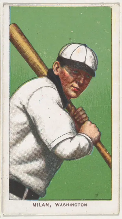 Milan, Washington, American League, from the White Border series (T206) for the American Tobacco Company