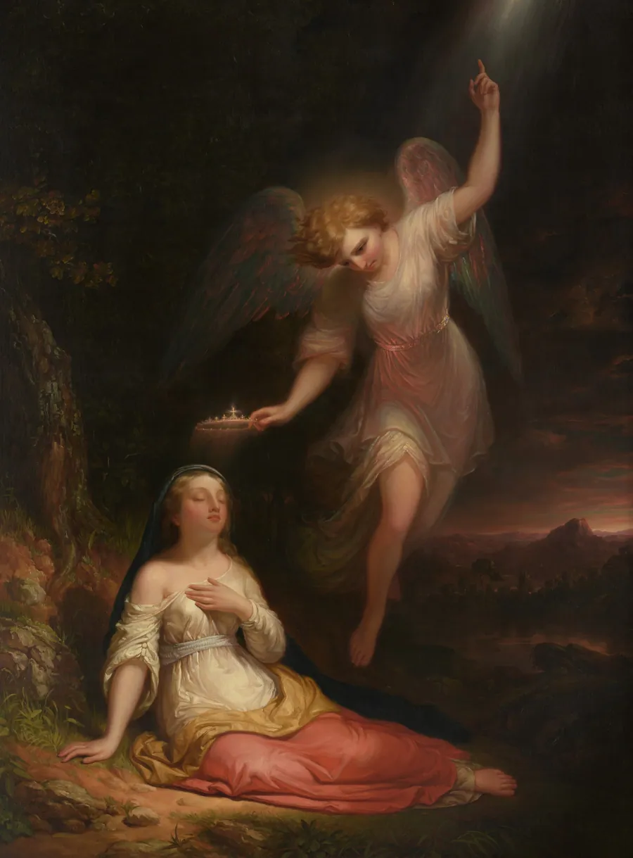 Mercy's Dream by Daniel Huntington