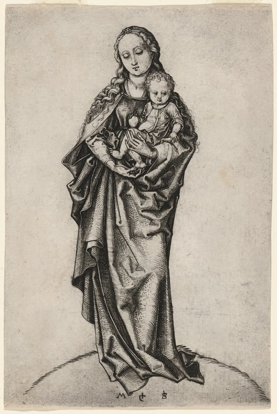 Virgin and Child with the Apple by Martin Schongauer