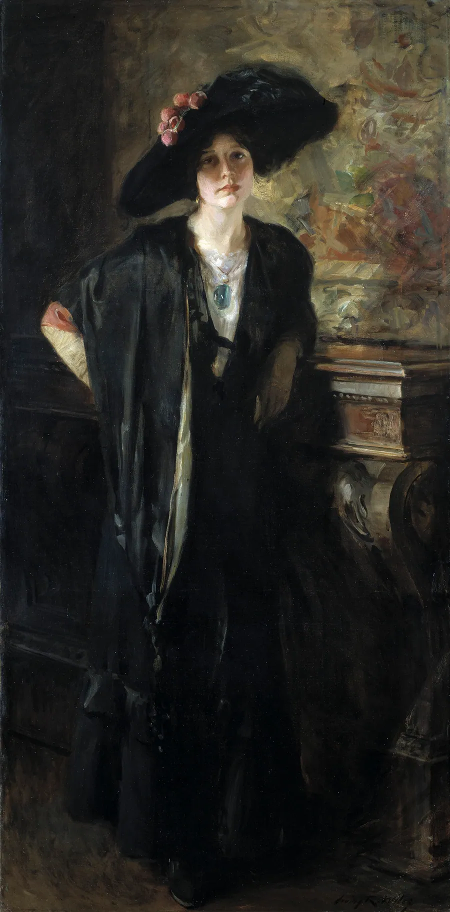 My Daughter Gladys by Irving R. Wiles, born Utica, NY 1861-died Peconic, NY 1948