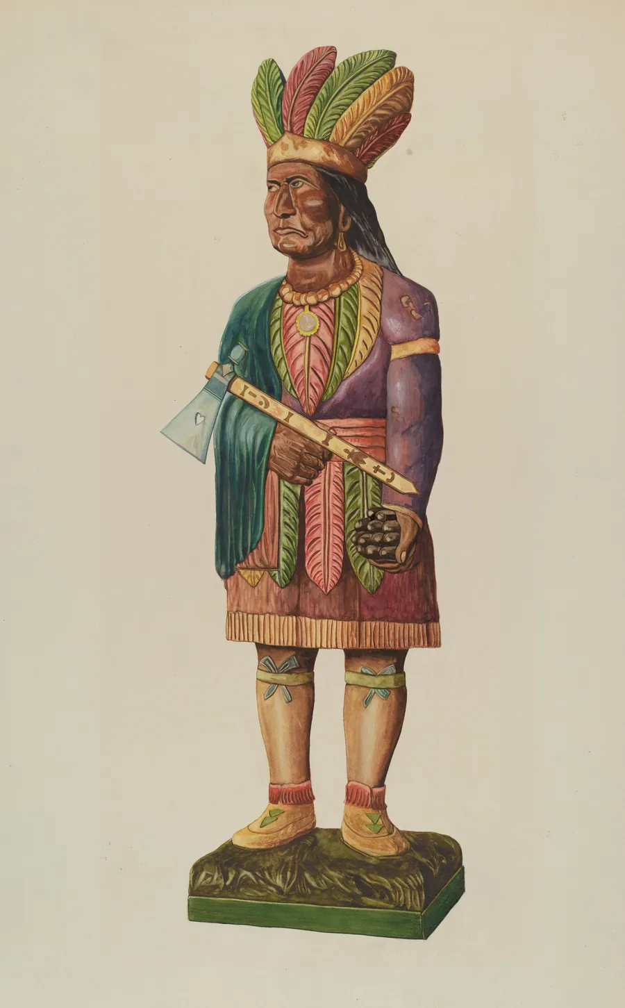 Cigar Store Indian by Einar Heiberg