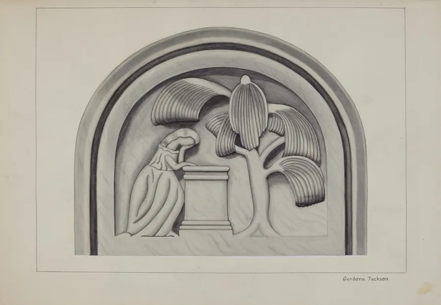 Carving for a Tombstone by Gordena Jackson