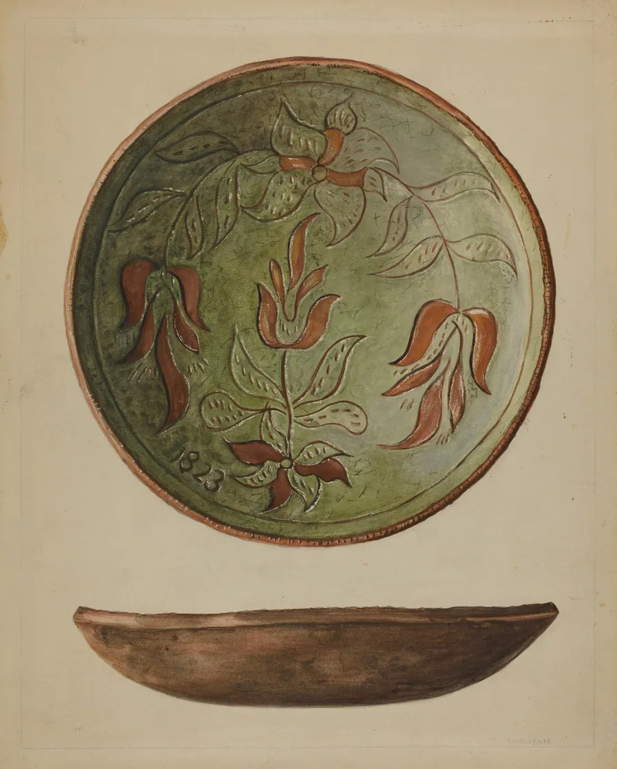 Pa. German Plate by Charles Garjian