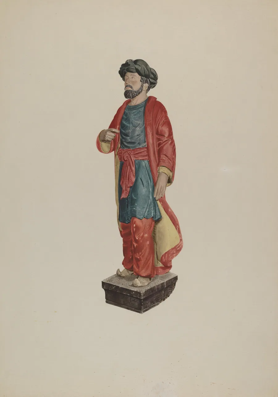 Tradesman's Sign: Turk by Dorothy Van Dunker