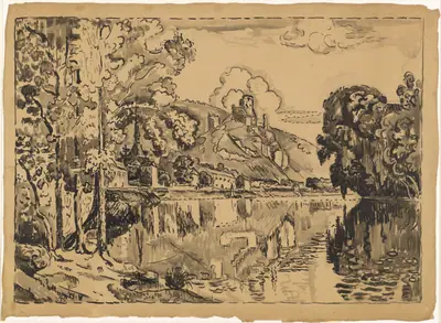 Les Andelys on a Summer Morning