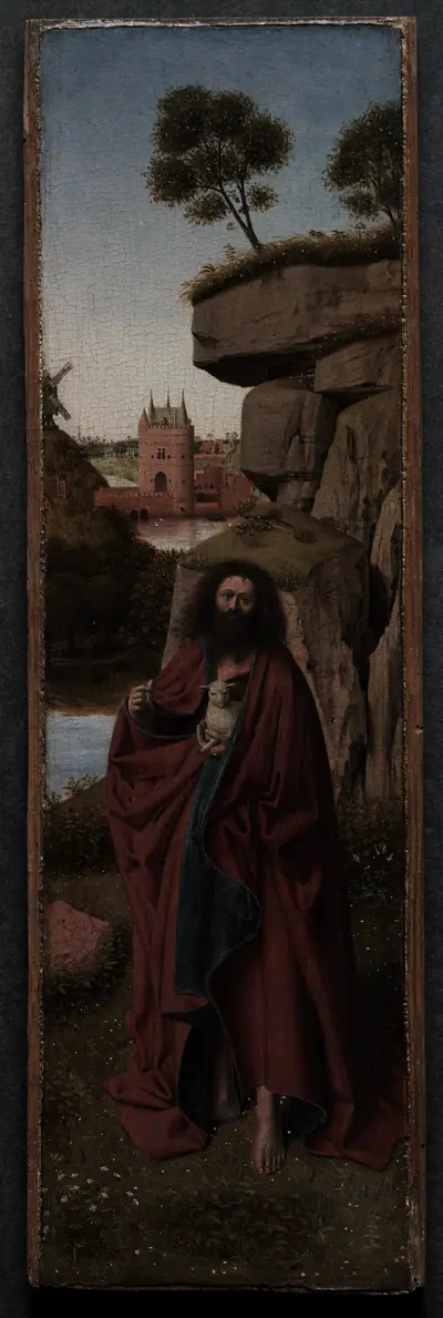 Saint John the Baptist in a Landscape