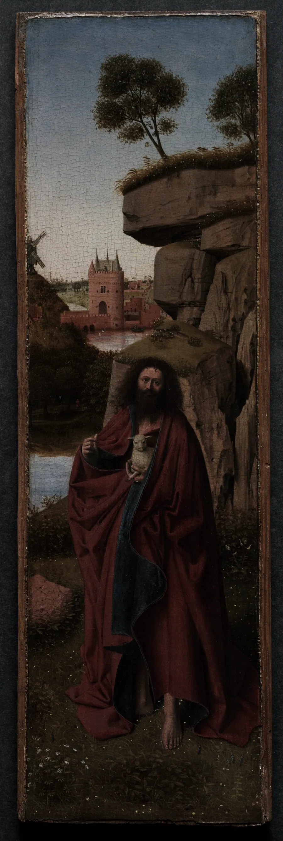 Saint John the Baptist in a Landscape by Petrus Christus