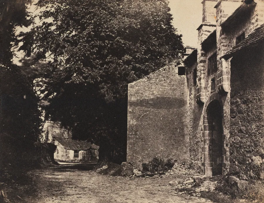 Gateway to Borwick Hall, Lancashire by Rev. John Richardson Major
