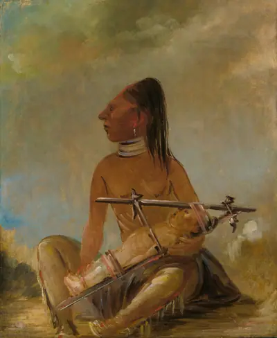 Woman and Child, Showing How the Heads of Children are Flattened