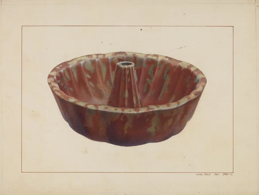 Turk's Head Baking Dish by John B. Moll