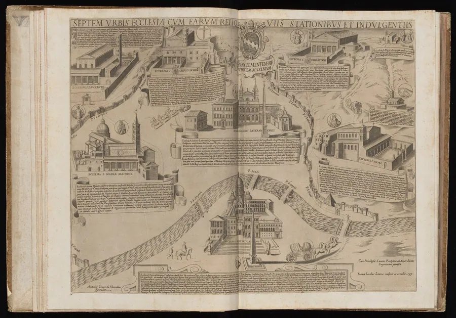 Septem Urbis Ecclesiae [Seven Churches of Rome] by Giacomo Lauro