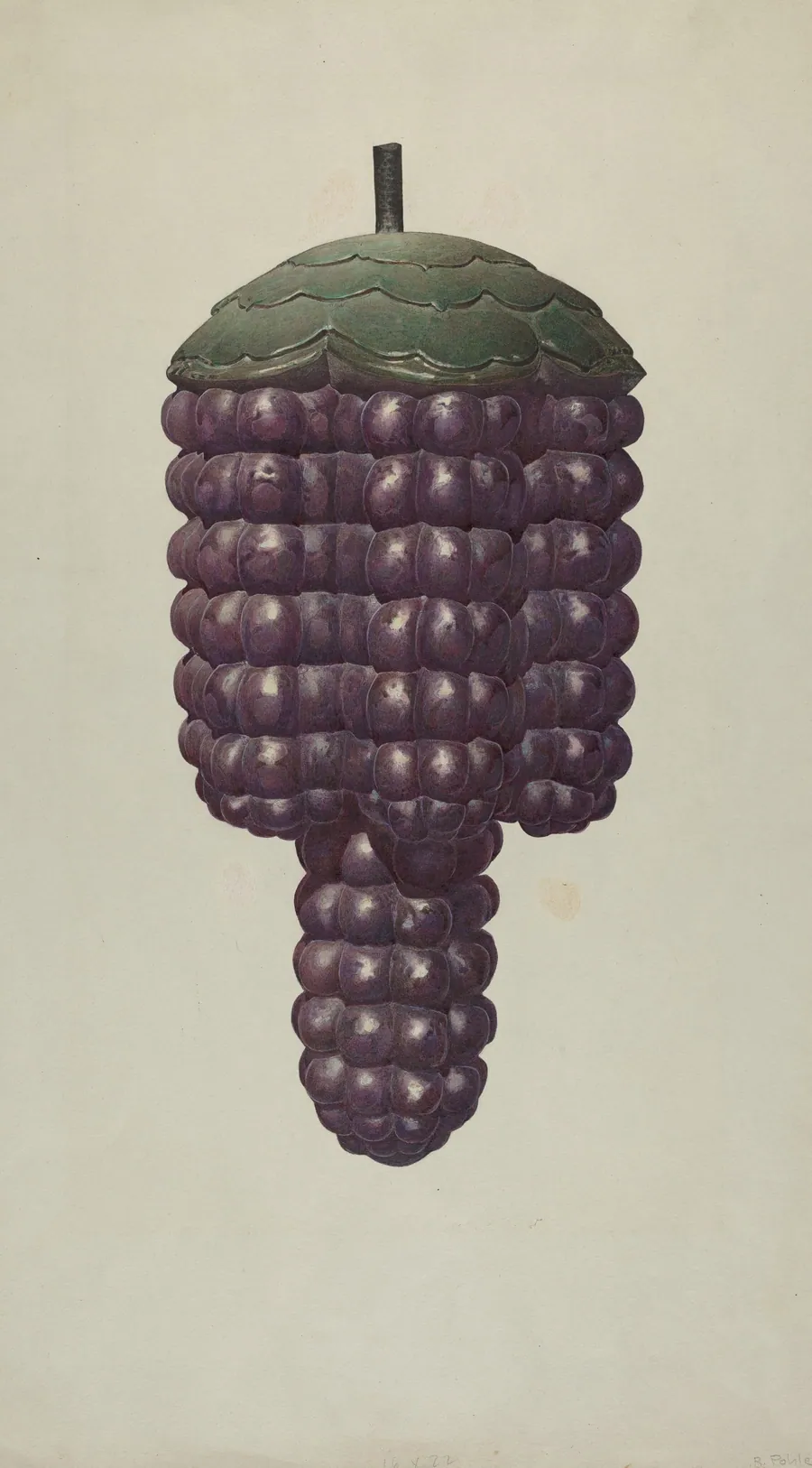 Shop Sign - Grapes by Robert Pohle