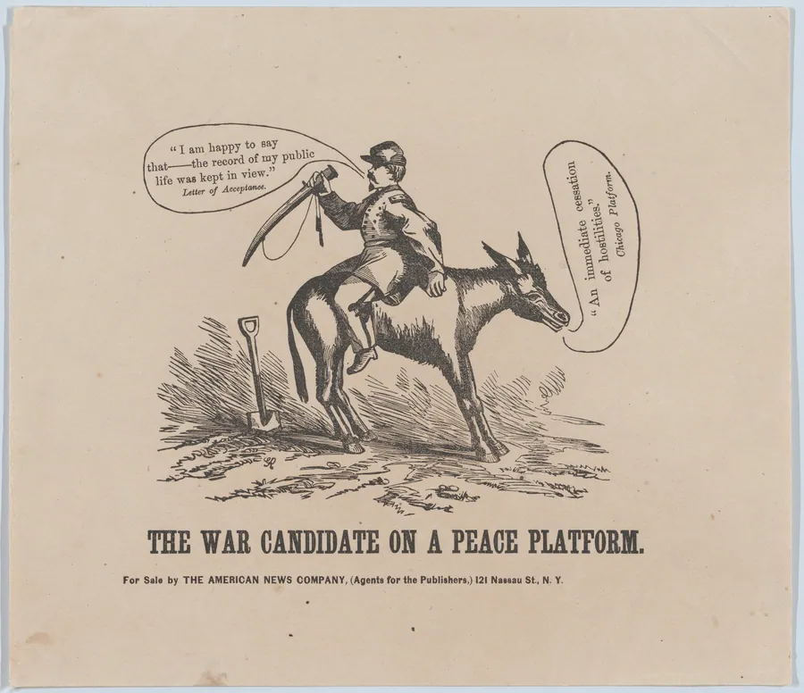 The War Candidate on a Peace Platform by Anonymous, American, 19th century