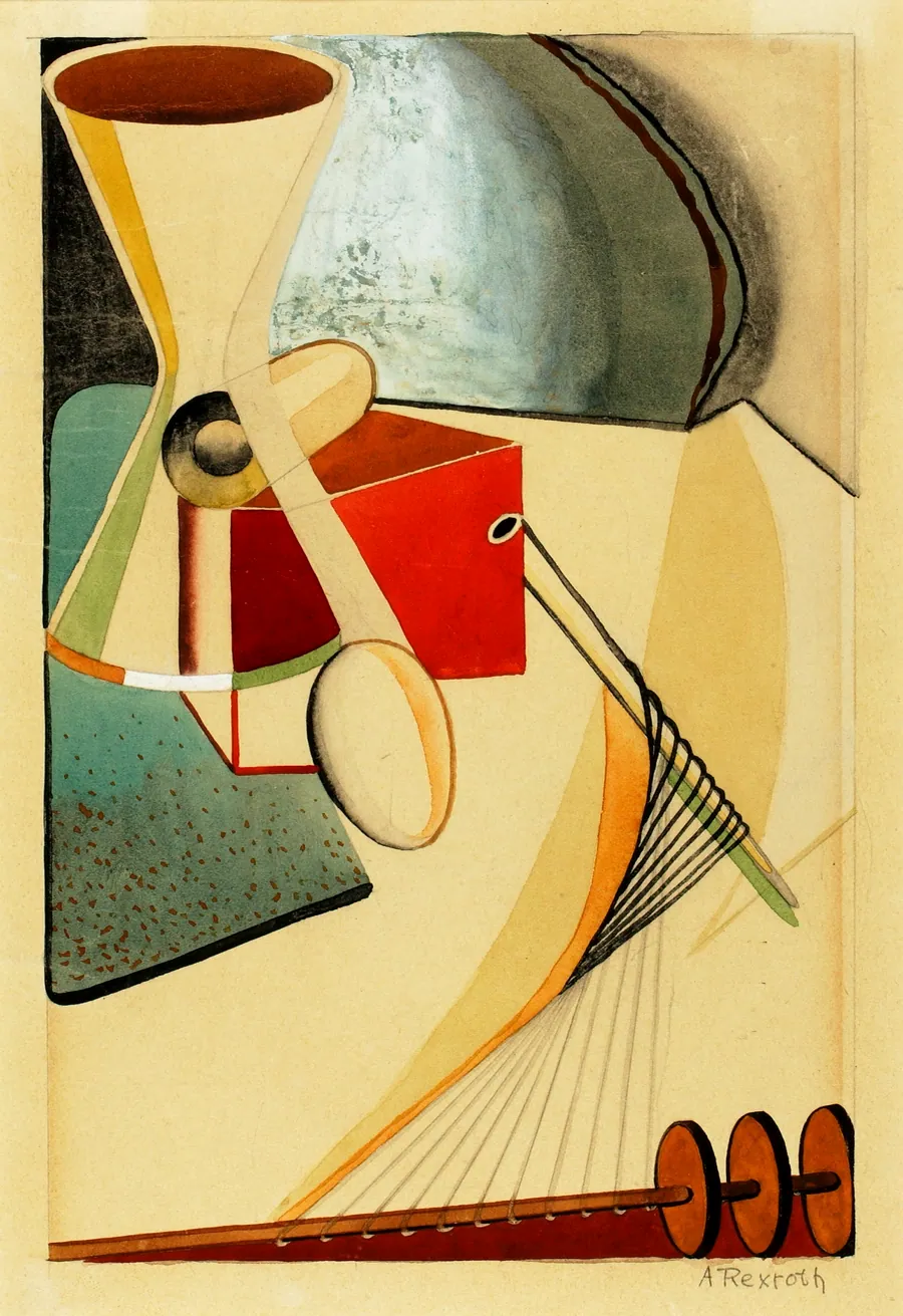 Composition by Andree Rexroth, born Chicago, IL 1902-died San Francisco, CA 1940