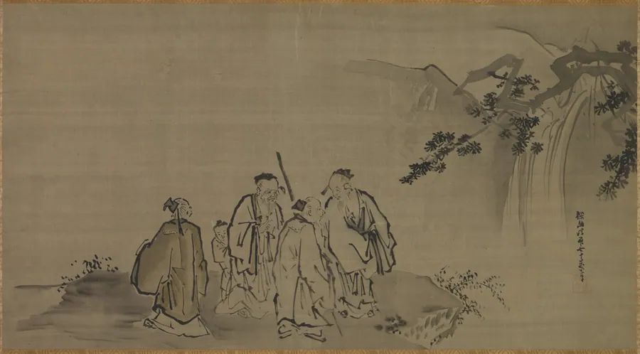Chinese Sages by Kano Tan’yū