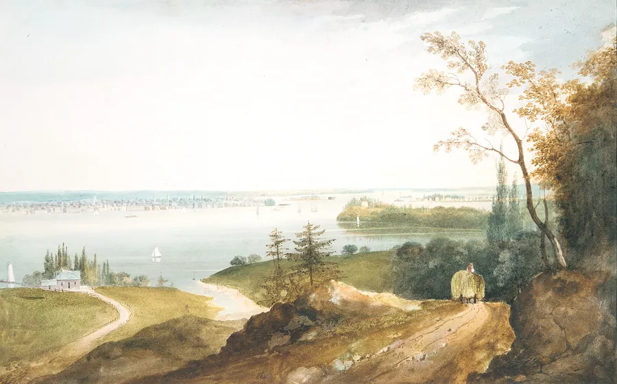 New York from Weehawk by William Guy Wall