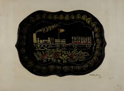 Toleware Tin Tray