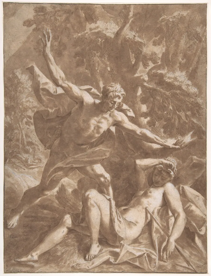 Cephalus and Procris by Anonymous, Flemish, 18th century