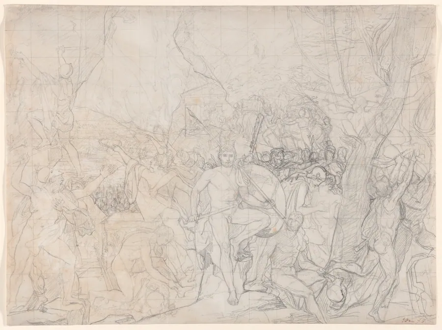 Leonidas at Thermopylae by Jacques Louis David