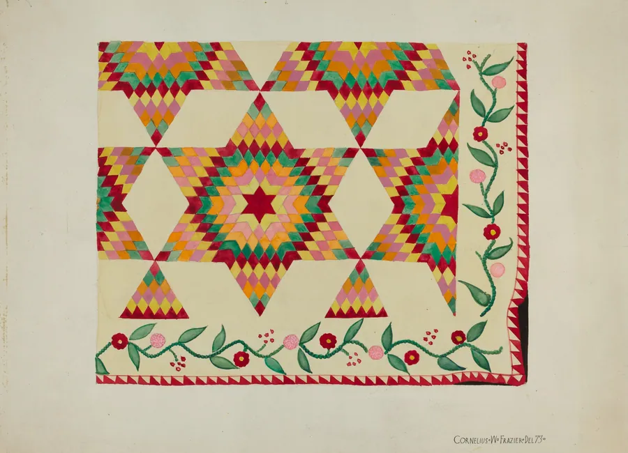 Applique Quilt by Cornelius Frazier