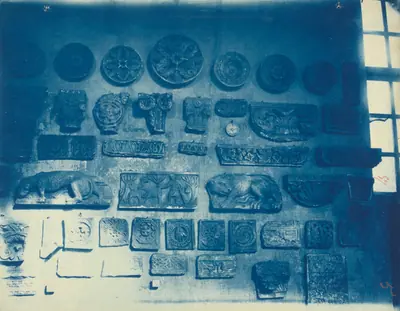 Casts of Architectural Details in a Studio