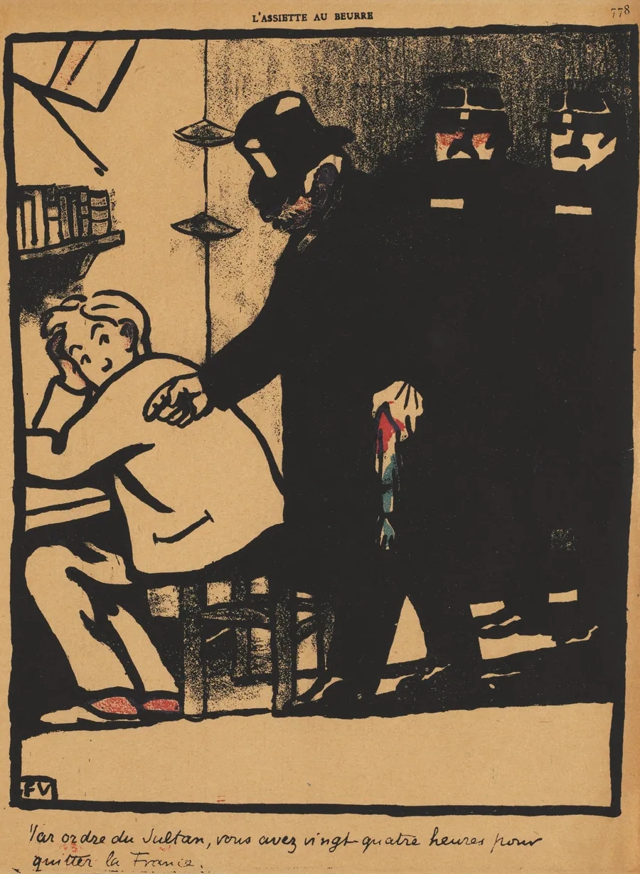 By order of the Sultan... by Félix Vallotton