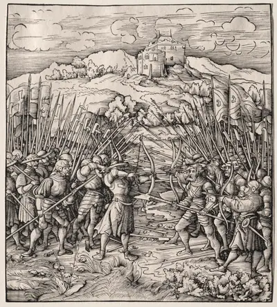 The Battle Against the Blue Company