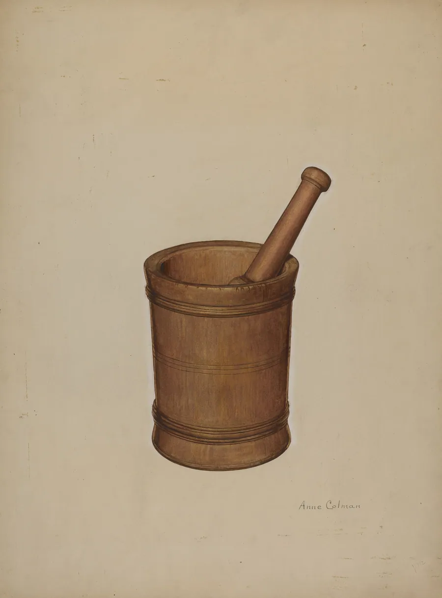 Mortar and Pestle by Anne Colman