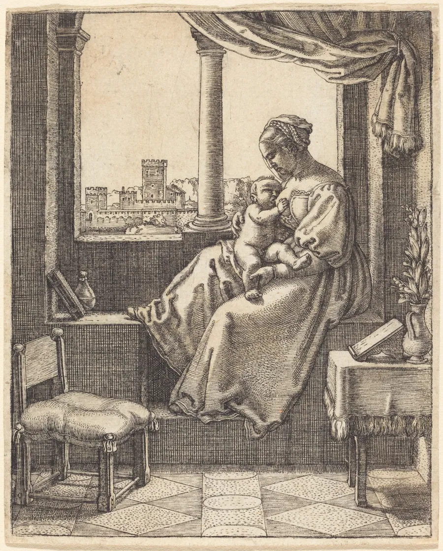 Virgin at the Window by Barthel Beham