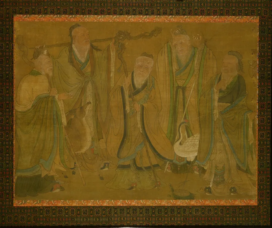 The five ancients by Formerly attributed to Li Congxun (active early 12th century)