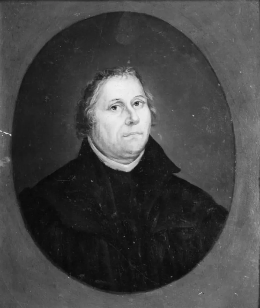 Portræt af Luther by Johann Caspar Lavater