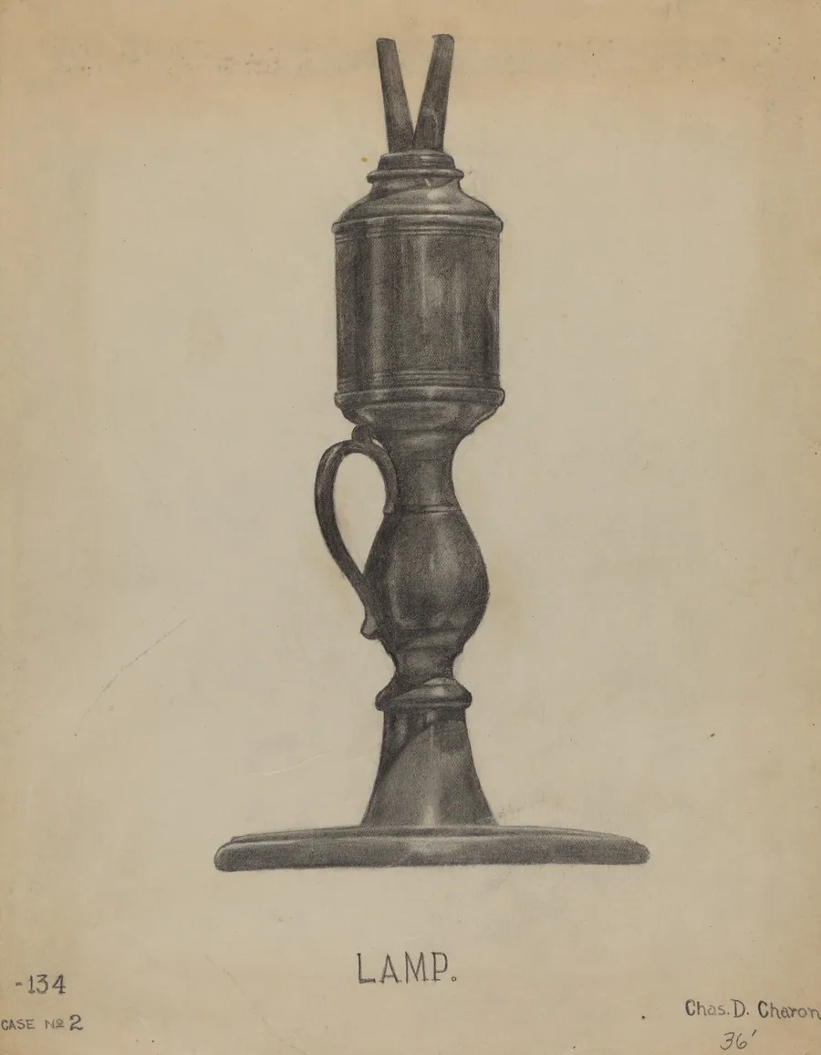 Lamp by Charles Charon