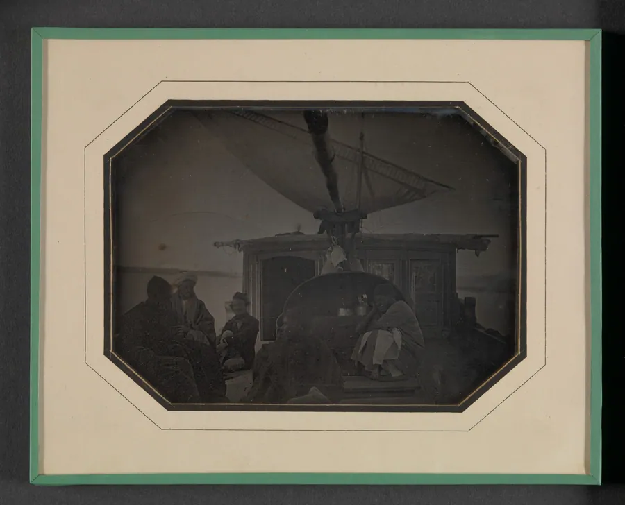 Monsieur Itier's Cange Under Sail on the Nile by Andre-Victor-Alcide-Jules Itier