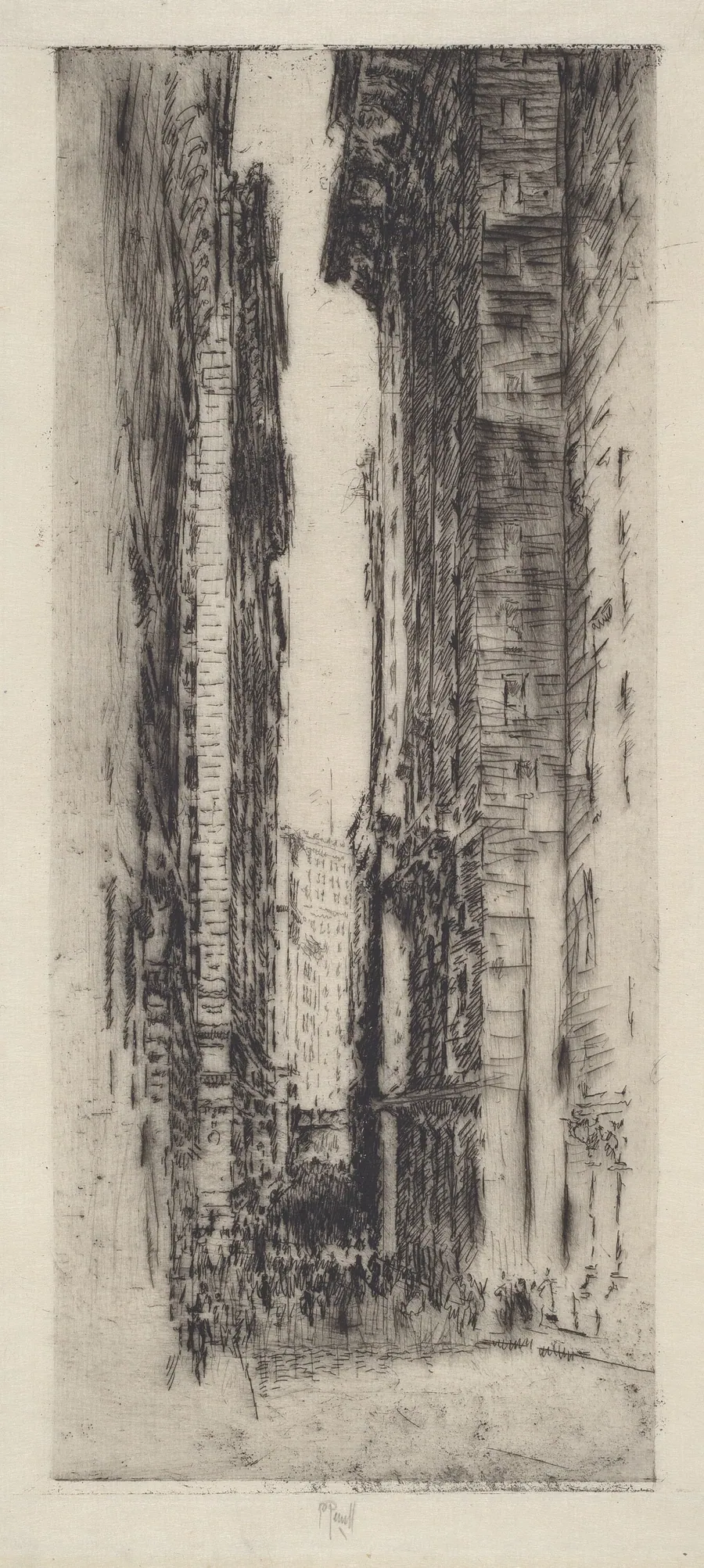 Canyon, No. III by Joseph Pennell