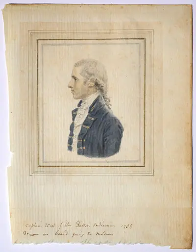 Portrait of Sir Captain West of the Dutton Indiaman