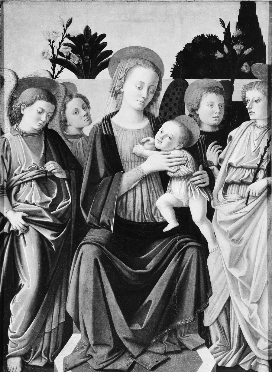 Madonna and Child with Angels by Italian (Florentine) Painter