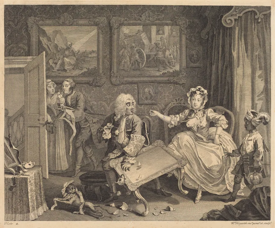 A Harlot's Progress: pl.2 by William Hogarth