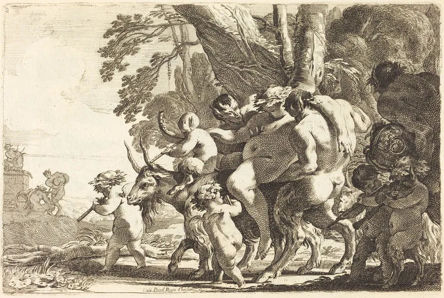 Drunken Silenus by Michel Dorigny