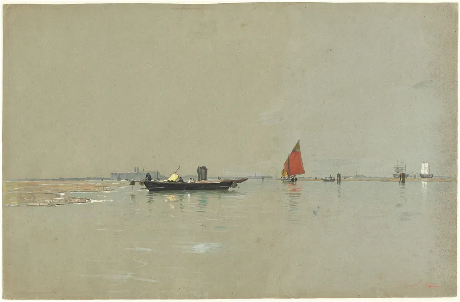 A Venetian Lagoon by William Stanley Haseltine