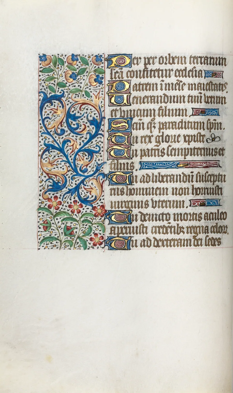 Book of Hours (Use of Rouen): fol. 37v by Master of the Geneva Latini