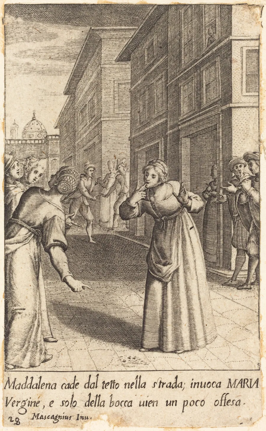 Maddalena by Jacques Callot