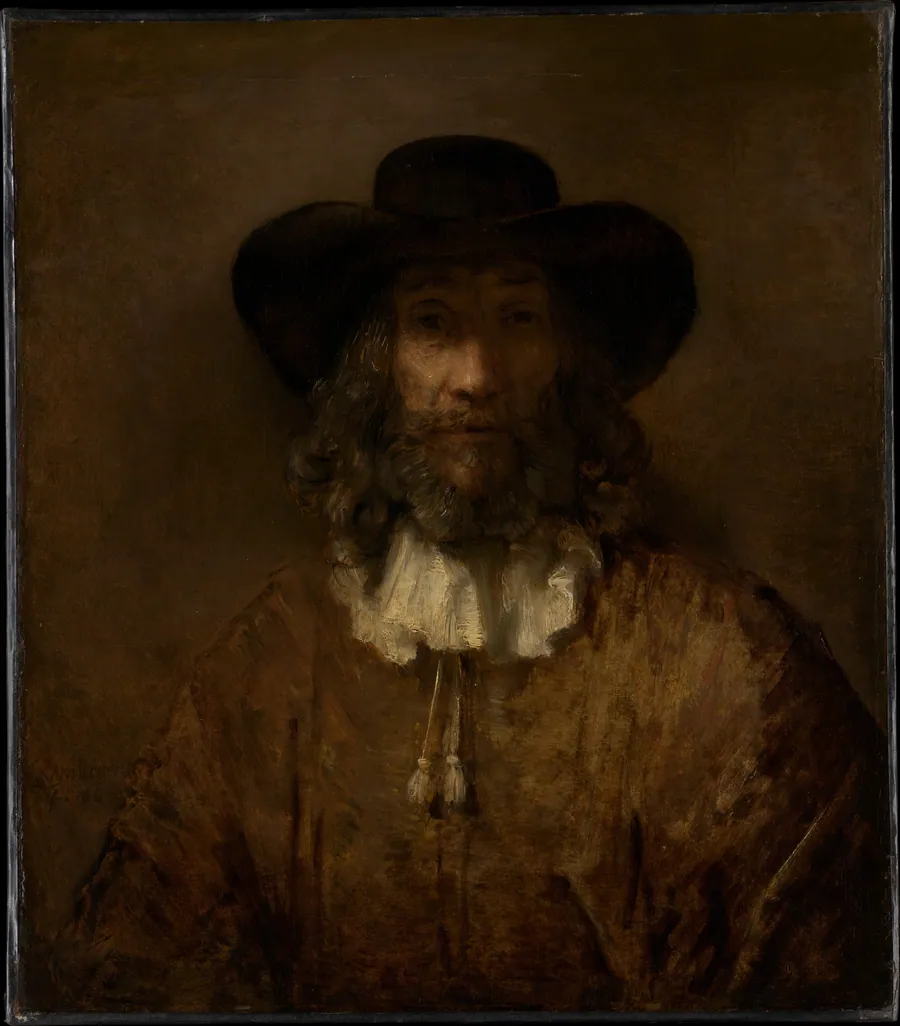 Man with a Beard by Rembrandt