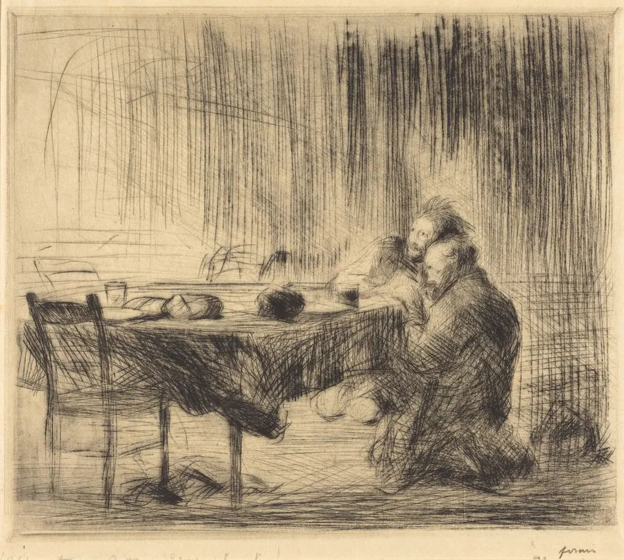 Après l'apparition (2e planche) (After the Vision) (second plate) by Jean-Louis Forain