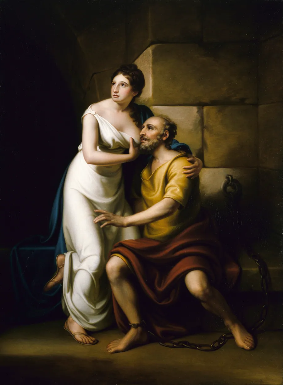 The Roman Daughter by Rembrandt Peale, born PA 1778-died Philadelphia, PA 1860