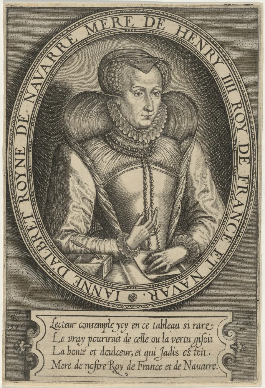Jeanne d'Albret, Queen of Navarre, Mother of Henry IV of France by Gerard de Lairesse