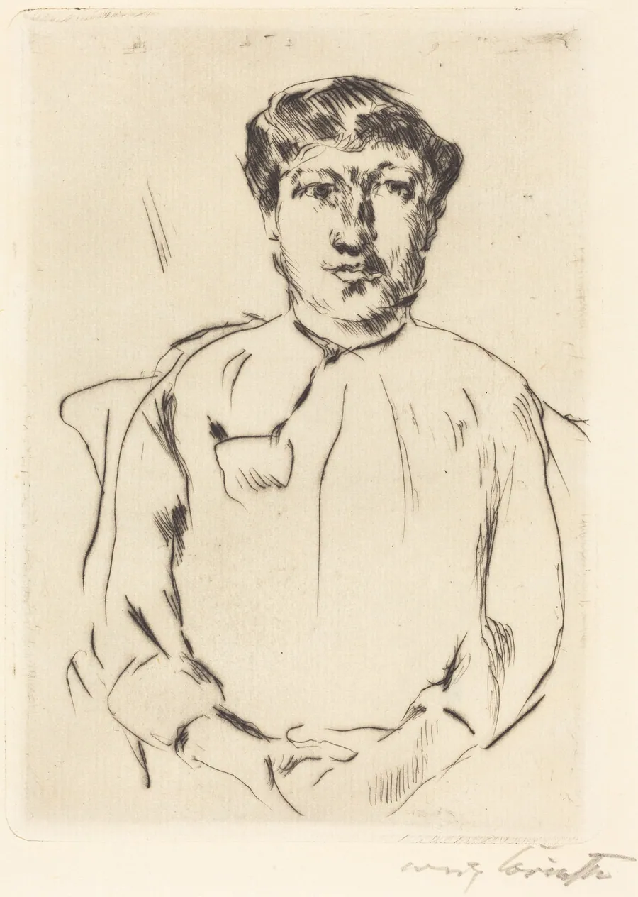 Frauenbildnis (Portrait of a Woman) by Lovis Corinth