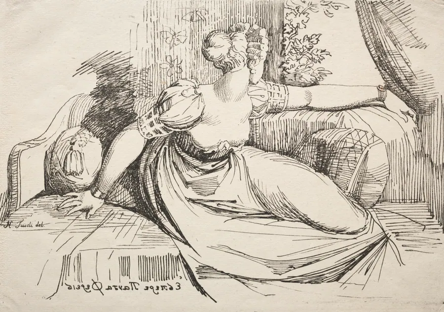 Evening Thou Bringest All by Henry Fuseli