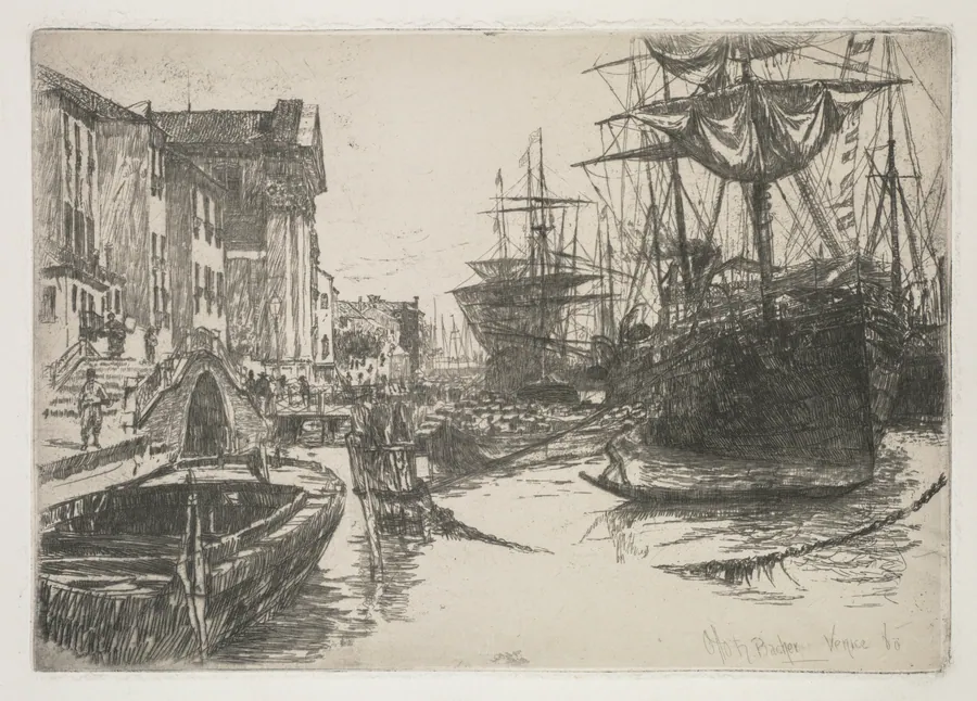 Fondamenta della Zattere by Otto H. Bacher